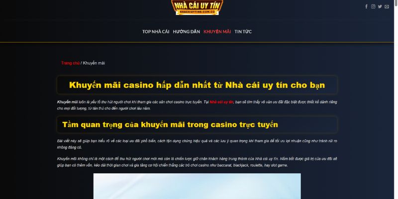 Các danh mục nổi bật mà chuyên trang cung cấp 