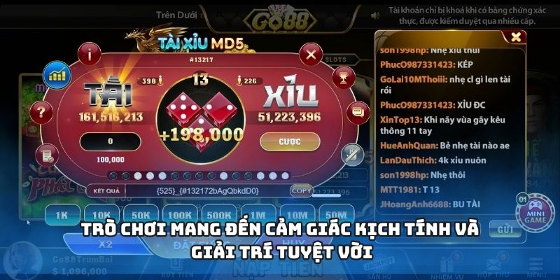 Tài Xỉu – Thắng Ngay Sau Một Cú Lắc Xúc Xắc May Mắn 1 Trò chơi mang đến cảm giác kịch tính và giải trí tuyệt vời