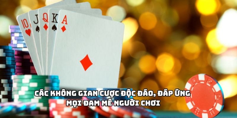 Tỷ Lệ Cá Cược - Hành Trình Chinh Phục Đam Mê Chiến Thắng 2 Các không gian cược độc đáo, đáp ứng mọi đam mê người chơi