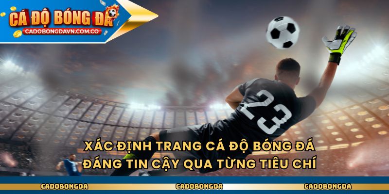 Trang Cá Độ Bóng Đá Có Dịch Vụ Hỗ Trợ Cực Kỳ Uy Tín 1 Xác định trang cá độ bóng đá đáng tin cậy qua từng tiêu chí