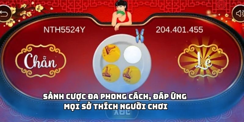 Xóc Đĩa - Đỉnh Cao Giải Trí Cá Cược Chuyên Nghiệp Hiện Đại 2 Sảnh cược đa phong cách, đáp ứng mọi sở thích người chơi