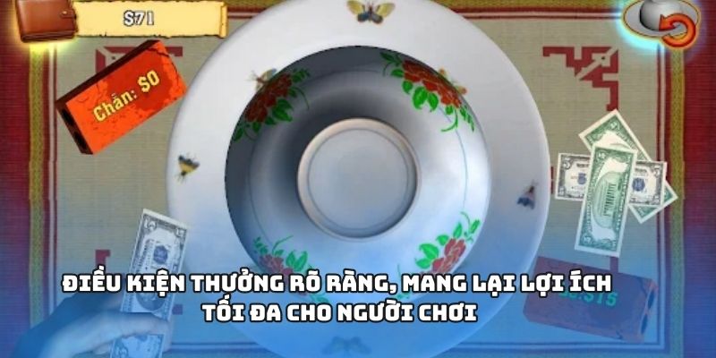 Xóc Đĩa - Sân Chơi Giải Trí Kịch Tính Và Chuyên Nghiệp 3 Điều kiện thưởng rõ ràng, mang lại lợi ích tối đa cho người chơi